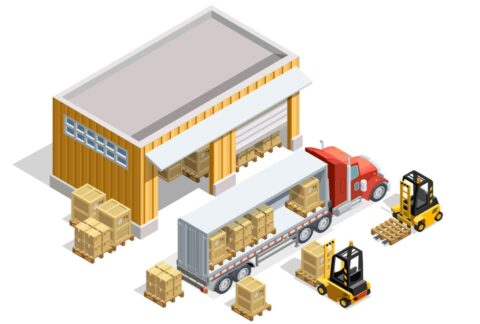 الدمج وفك الدمج في شحن البضائع